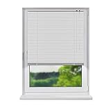 Fensterdecor Aluminium Jalousie 80 x 130 cm in Weiß I Jalousien Innen ohne...