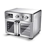TurboTronic Mini Backofen - 4in1 Heißluftofen und Heißluftfritteuse XXL Version 32L...
