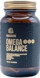 GRASSBERG - Omega 3-6-9 Balance | Premium-Fettsäuren mit Fischöl, Leinsamenöl und...