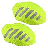 Miiepls Fahrradhelm Regenüberzug 2 Stück Regenschutz für Fahrradhelm, Wasserfester...