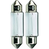 AURUM Glühbirnen C10W 10W 12V SV8,5 11x36mm Soffitte Lampen 2 Stück (23)