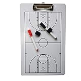 CAIONPLE Trocken Abwischbares Coaching-Board, Doppelseitiges Design, Strategietafel,...