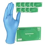 1000 Stück Einweghandschuhe Schwarz,Einmalhandschuhe L,Nitril Handschuhe,Gummihandschuhe...