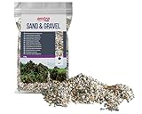 Amtra Polychrome - Naturkies für Aquarien, Dekoboden, Sand und Weißkies, Körnung 3-4...
