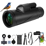 Olycism Monokulares Teleskop 80 x 100 HD FMC BAK4 Prisma tragbares Monokular...