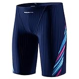 MY KILOMETRE Herren Jammers Lang Badehose Schwimmen Badeanzug Jammer