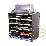 Schreibtischablage aus Holz, A3, Briefablage, Papier-Organizer mit stapelbaren...
