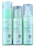 Feel Nature Pflege Shampoo 250ml und Maske 150ml und 2-Phasen Spray 200ml