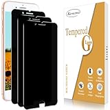 Kesuwe Displayschutzfolie für iPhone 8, 7, 6S, 6, Anti-Spionage, kratzfest, HD-Klarheit,...