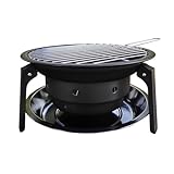Tragbarer Holzkohlegrill, Tisch-Campinggrill, Holzkohle Grill Multifunktionaler Mit...