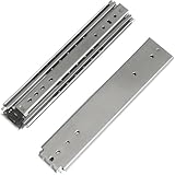 Robuste Schubladenschienen, 227 kg, Vollauszug, Kugellager, Metallschienen, seitliche oder...