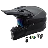 Motocross MTB Helm Fullface, Motorradhelm Herren Damen, Erwachsener Motorrad...