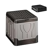 Tragbare Camping-Toilette, Faltbarer, großer, ergonomischer Eimer, großer Eimer mit...