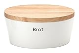 440s.de Brottopf aus Keramik mit Holzdeckel, ca. 30 x 23 x 13,5 cm |...