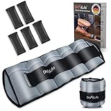 DH FitLife 2er-Set 4,5kg Fußgelenk Gewichtsmanschetten mit verstellbaren...