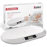 Belko® Babywaage flach digital bis 20kg Baby Waage Stillwaage Tierwaage Kinderwaage...