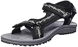 Jack Wolfskin Damen Wave Breaker W Sandale, Black/Grey, 38 EU