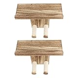 MILISTEN Gitarrenhalter zur Wandmontage, Gitarrenhalter, Wandaufhängung, Holz,...