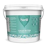 1KG Kakaobutter - von Nurifi - Unraffiniert, Rein, Roh & Natürlich