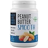 Erdnussbutter Smooth - 1kg natürliche Peanutbutter Ohne Zusätze - 30% Proteingehalt -...