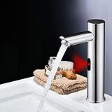 ENCOFT Wasserhahn mit Sensor Infrarot Wasserhahn Automatisch Sensor Kaltwasser...