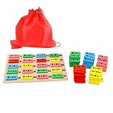 Abaodam 1 Set Dominosteine ​​Bausteine ​​Digitale Computing Bausteine ​​Frühe...