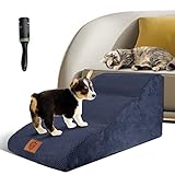 ZNM Hundetreppe für Kleine Hunde, 3-Stufen Verlängert Katzentreppe, Abnehmbar...