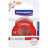Hansaplast Fixierpflaster Classic (5 m x 2,5 cm), Tapeband zur einfachen und sicheren...