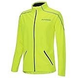 Airtracks Herren Thermo Fahrradjacke Winter Radjacke Softshell AIR TECH - Neon...
