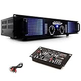 etc-shop PA DJ 2400 Watt Endstufe Verstärker Partyanlage Disco USB MP3 Mixer Partykeller...