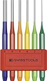 PB Swiss Tools Splinttreiber Satz PB 755-100% Swiss Made - 6-teiliges, buntes Durchschlag...