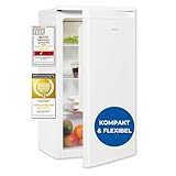 Exquisit Vollraumkühlschrank 75 Liter, Freistehend, Kühlschrank klein und...