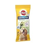 Pedigree Dentastix - Fresh Daily Dental Care Chews, Große Hundeleckerli + 25 kg, 1 Beutel...