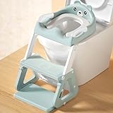 JEDWKFA Toilettensitz Kinder mit Treppe, Toilettensitz Kinder, Toilettenaufsatz...