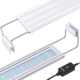FEDOUR Full Spectrum LED Aquarium Licht: 40-60cm Klassische Aquariumleuchte mit Timer,...