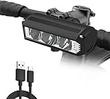 Monkey Home 1200Lumen Superhelle LED Fahrradlampe, 4000 mAh Mobile Leistung, USB...