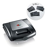 SEVERIN 3in1 Sandwichmaker-Toaster, auswechselbare Platten:...