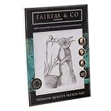 Fairfax & Co Künstler-Skizzenblock | A4 Skizzenbuch 40 Blatt (160 g/m²) | Säurefreies...
