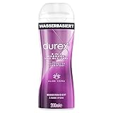 Durex 2 in 1 Massage- und Gleitgel Aloe Vera – Mit geschmeidiger Textur für...