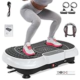 HomeFitnessCode Vibrationsplatte mit Bluetooth - Vibrationsgerät Zuhause mit 99...