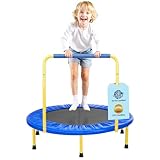 VEVOR Trampolin Gartentrampolin Ø 91 cm, Klappabrer Fitness Trampolin 60 kg...