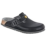 Birkenstock Herren Clogs Boston ESD Schwarz normales Fußbett 45