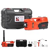 Elektrischer hydraulischer Wagenheber 5T, 5 Tonnen 12V-Wagenheber, Hubbereich 15-45cm, mit...