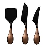 hecef Retro-Käsemessersatz von 3, Bronze-Textur-Mehrzweck-Käsemesser, Ein...