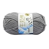 Ldabrye Milch-Baumwollgarn, Häkeln und Stricken, weich oder Mütze, Schal, Pullover,...