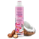 Jean & Len Shampoo Repair Kokosöl & Macadamia, für geschädigtes & kraftloses Haar,...