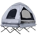 Skandika Zeltliege Haug für 2 Personen | Zelt Bett mit Sleeper Technology, erhöhtes...