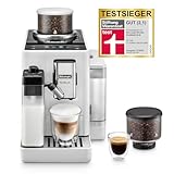 De'Longhi Rivelia EXAM440.55.W Kaffeevollautomat mit LatteCrema Milchsystem, Wechselbarer...
