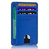 TOURSUIT Minimalistische schlanke Vordertasche für Männer und Frauen, RFID-blockierende...