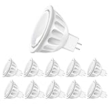 Torkase LED GU5.3 5W 12V LED Spot, 50 Watt Halogen Ersetzt, 2700K Warmweiß,...